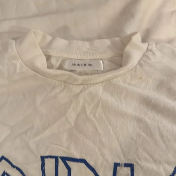 perfect condition anine bing graphic tee. size xs - Picture 4 of 4